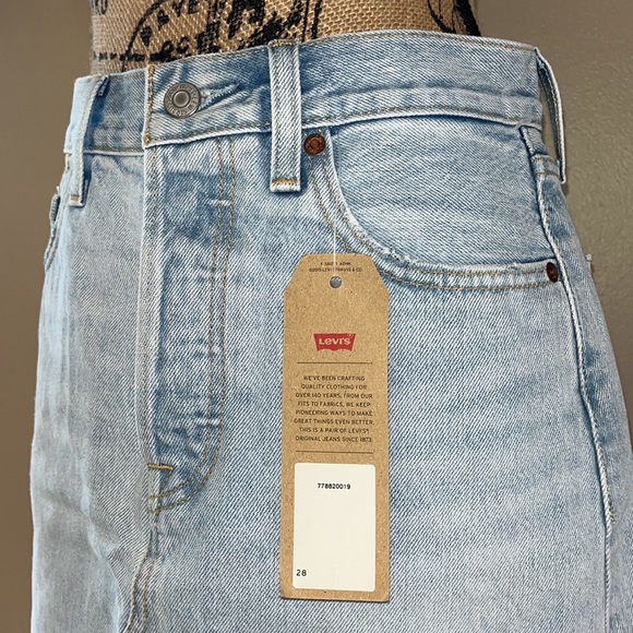 NWT Levi’s High Rise Decon Iconic BF Skirt - Picture 5 of 13